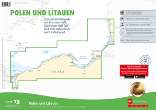 Sportbootkarten Satz 13: Polen und Litauen (Ausgabe 2024/2025) - 