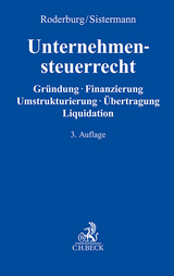 Unternehmensteuerrecht - Roderburg, Georg; Sistermann, Christian