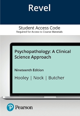 Revel Access Code for Psychopathology - Jill Hooley, Matthew Nock, James Butcher