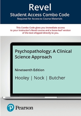 Revel + Print Combo Access Code for Psychopathology - Jill Hooley, Matthew Nock, James Butcher
