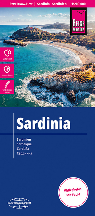 Reise Know-How Landkarte Sardinien / Sardinia (1:200.000) - 