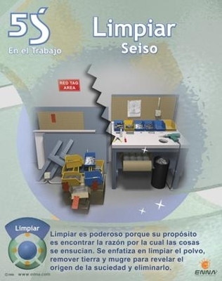 5S Sweep/Shine Poster (Spanish) -  Enna