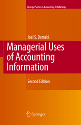 Managerial Uses of Accounting Information - Joel Demski