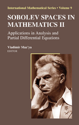 Sobolev Spaces in Mathematics II - 