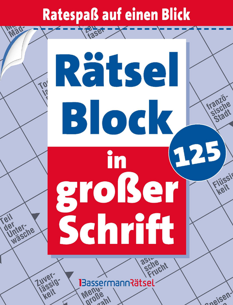 Rätselblock in großer Schrift 125 (5 Exemplare à 2,99 €) - Eberhard Krüger