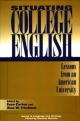 Situating College English - Evan Carton; Alan W. Friedman
