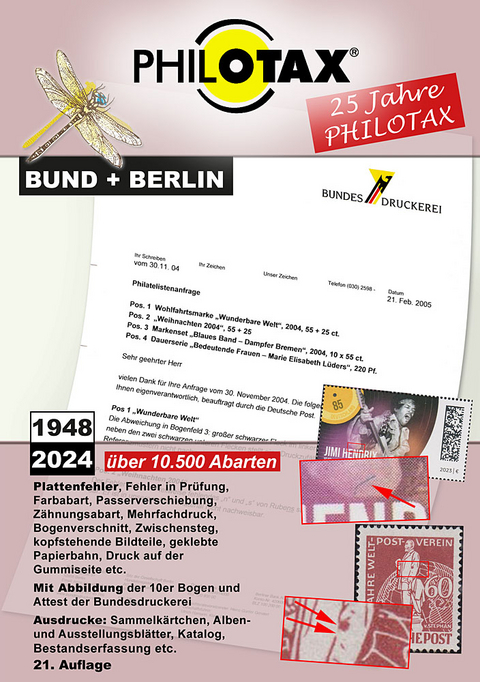 Abarten-Katalog Bund + Berlin 21.Auflage