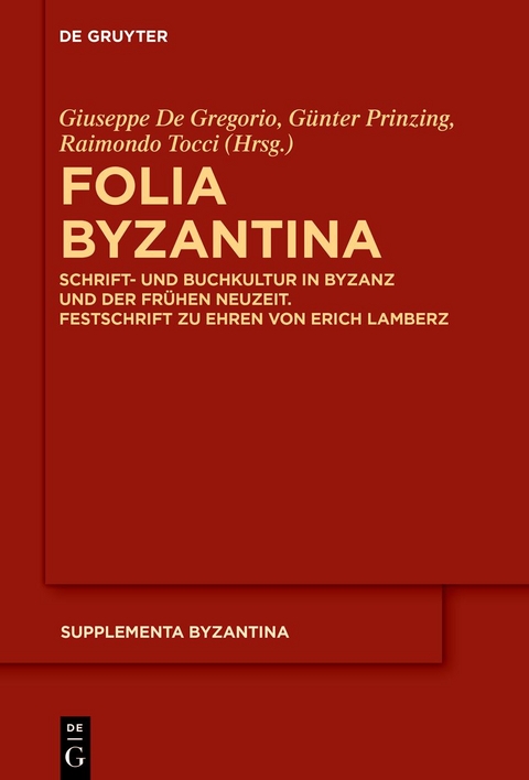 Folia Byzantina - 