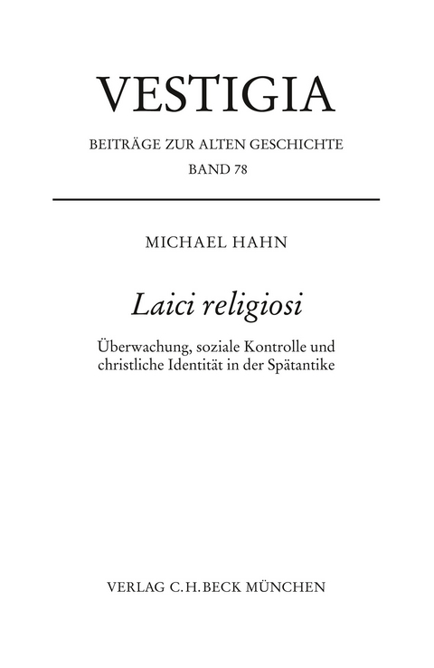 Laici religiosi - Michael Hahn