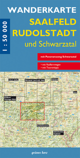 Wanderkarte Saalfeld, Rudolstadt und Schwarzatal - 