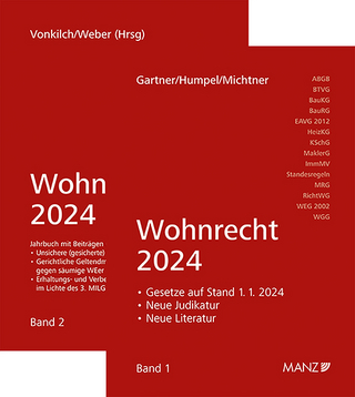 PAKET: Wohnrecht 2024 Band 1 + 2 - Herbert Gartner; Nikolaus Humpel; Katrin Michtner …