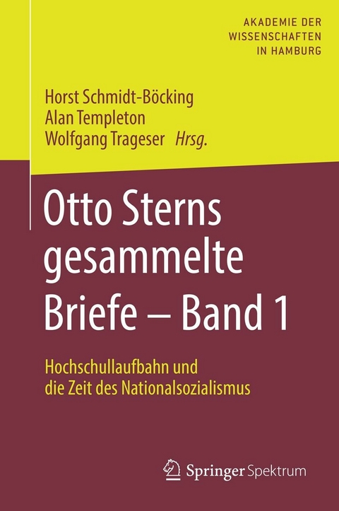 Otto Sterns gesammelte Briefe – Band 1 - 
