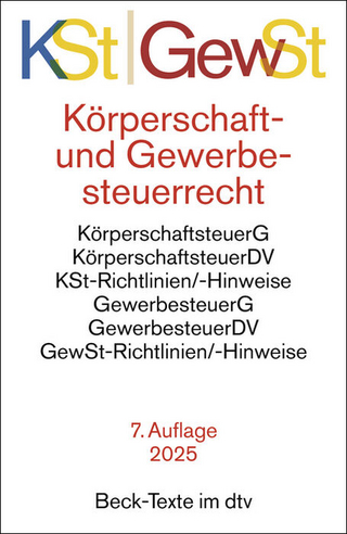 Körperschaftsteuerrecht und Gewerbesteuerrecht - 