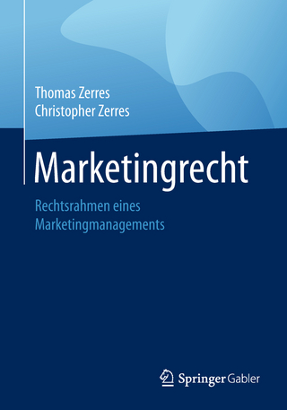 Marketingrecht - Thomas Zerres; Christopher Zerres
