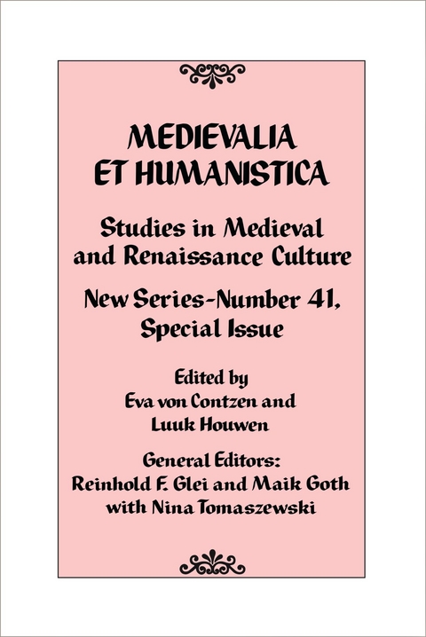 Medievalia et Humanistica, No. 41 - 