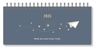 Wochenplaner 2026 Nimm das Leben lieber leicht. - 
