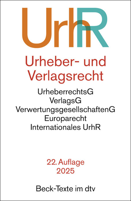 Urheber- und Verlagsrecht - 