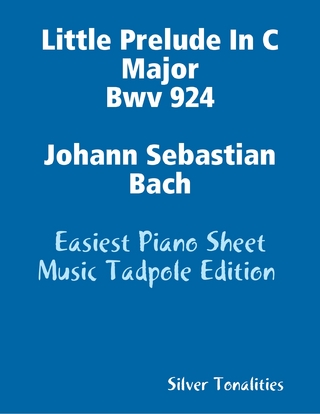 Little Prelude In C Major Bwv 924 Johann Sebastian Bach - Easiest Piano Sheet Music Tadpole Edition - Silver Tonalities