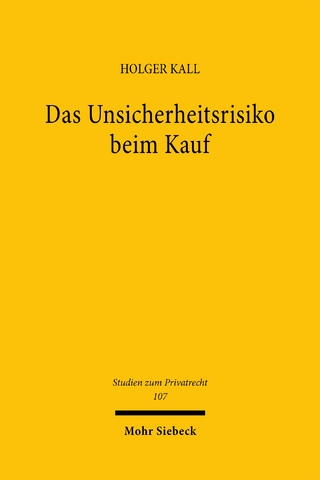Das Unsicherheitsrisiko beim Kauf