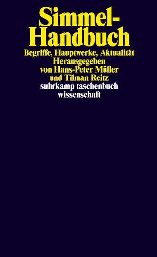 Simmel-Handbuch - Hans-Peter Müller; Tilman Reitz