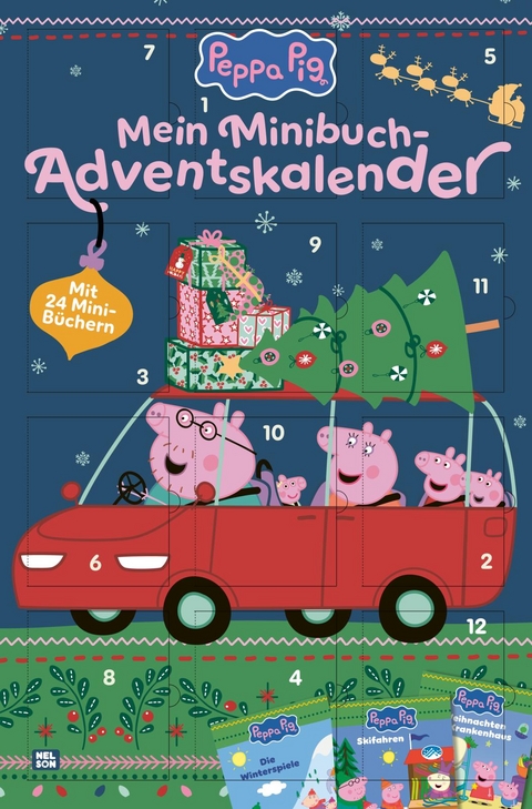 Nelson Mini-Bücher: Peppa Minibuch-Adventskalender - Steffi Korda