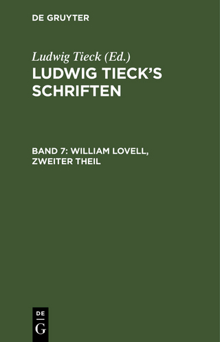 William Lovell, Zweiter Theil - Ludwig Tieck