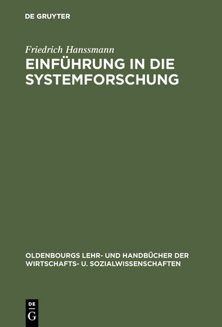 Einführung in die Systemforschung - Friedrich Hanssmann