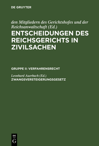 Zwangsversteigerungsgesetz - Leonhard Auerbach