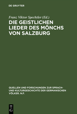 Die geistlichen Lieder des Mönchs von Salzburg - Franz Viktor Spechtler
