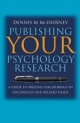 Publishing Your Psychology Research - Dennis Michael McInerney