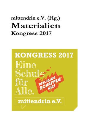 Materialien Kongress 2017 - mittendrin e. V. Köln