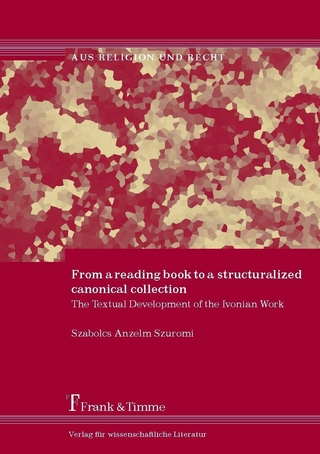 From a reading book to a structuralized canonical collection - Szabolcs Anzelm Szuromi
