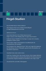 Hegel-Studien Band 51 - 