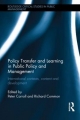 Policy Transfer and Learning in Public Policy and Management - Peter Carroll;  Richard Common