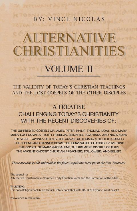 Alternative Christianities Volume Ii - Vince Nicolas