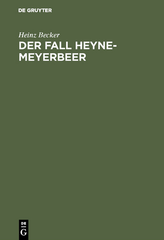 Der Fall Heyne-Meyerbeer - Heinz Becker