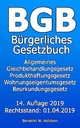 BGB Bürgerliches Gesetzbuch - Benedikt W. Hollstein
