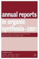 Annual Reports in Organic Synthesis 2001 Elsevier Science Author