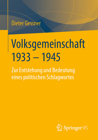 Volksgemeinschaft 1933 - 1945 - Dieter Gessner