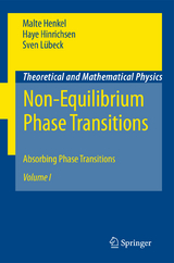 Non-Equilibrium Phase Transitions - Malte Henkel, Haye Hinrichsen, Sven Lübeck