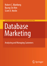 Database Marketing - Robert C. Blattberg, Byung-Do Kim, Scott A. Neslin
