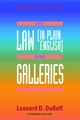 The Law (in Plain English) for Galleries - Leonard D. Duboff
