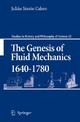 The Genesis of Fluid Mechanics 1640-1780