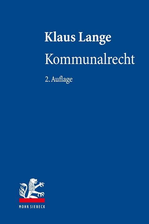 Kommunalrecht -  Klaus Lange