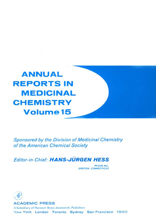 ANNUAL REPORTS IN MED CHEMISTRY V15 PPR - Unknown Author; Hans-Jürgen Hess