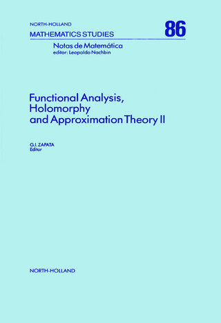 Functional Analysis, Holomorphy and Approximation Theory II - G.I. Zapata; G.I. Zapata