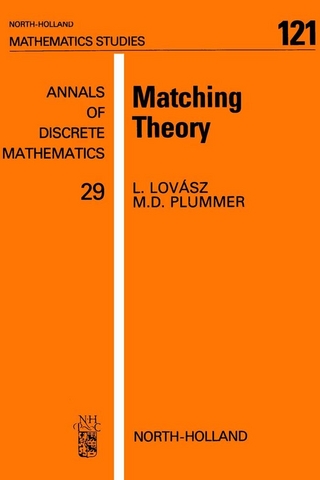 Matching Theory - L. Lovasz; M.D. Plummer