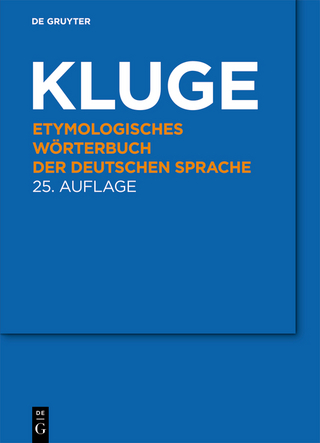 Etymologisches Wörterbuch der deutschen Sprache - Friedrich Kluge; Elmar Seebold