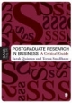 Postgraduate Research in Business - Sarah Quinton; Teresa Smallbone