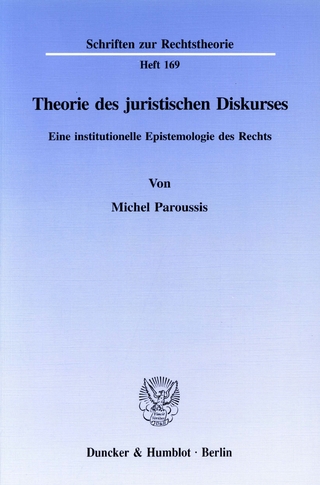 Theorie des juristischen Diskurses. - Michel Paroussis